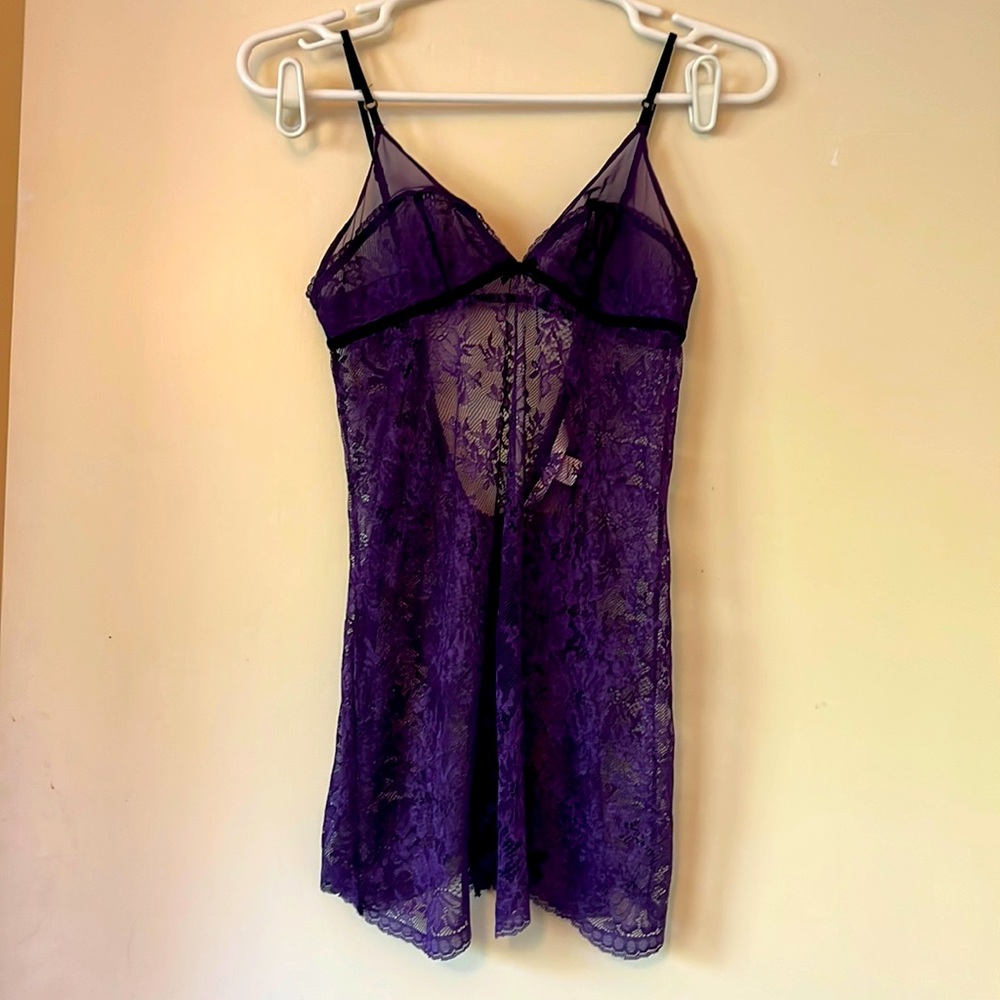 Victoria’s Secret Purple Lace Lingerie Size XS